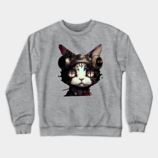 Time Traveling Cat Crewneck Sweatshirt